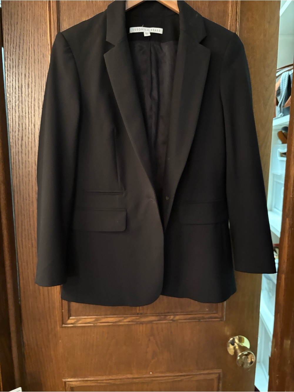 Classic Black Veronica Beard  Women Blazer - Modern Tailored Fit